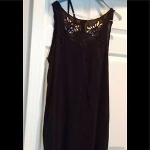 Johnny Was black cut out dress/tunic